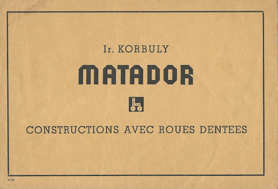 Französische Zahnradvorlagen von 1953